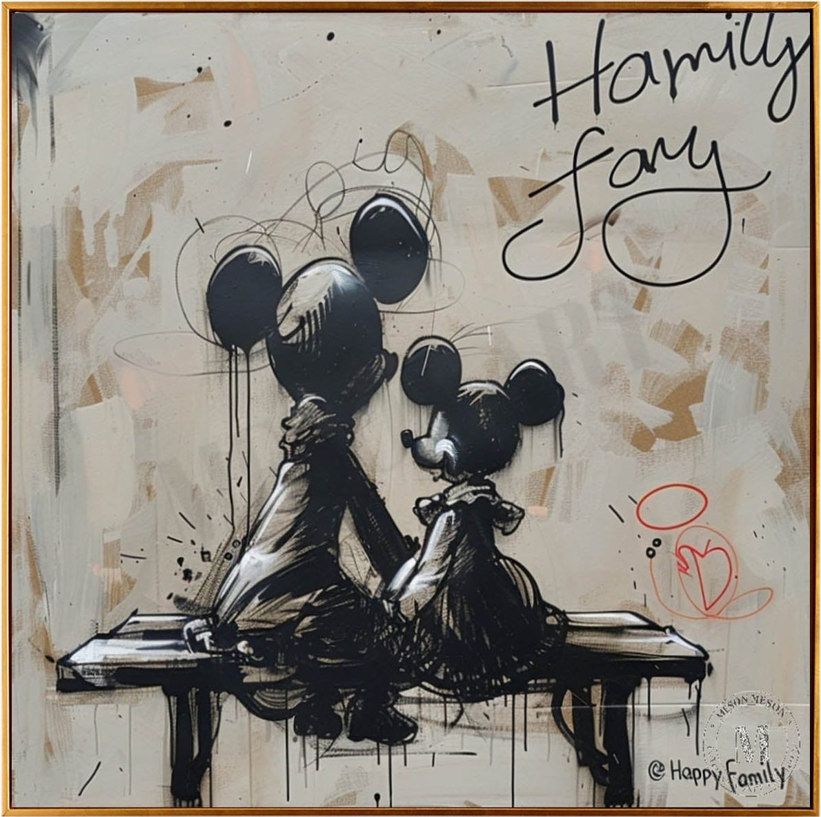 絵画（ペット／キャラクター／家族／風景など） 　MICKEY MOUSE Var.   　 kcqkmi22fh6pkmuc2xv45hboddo4