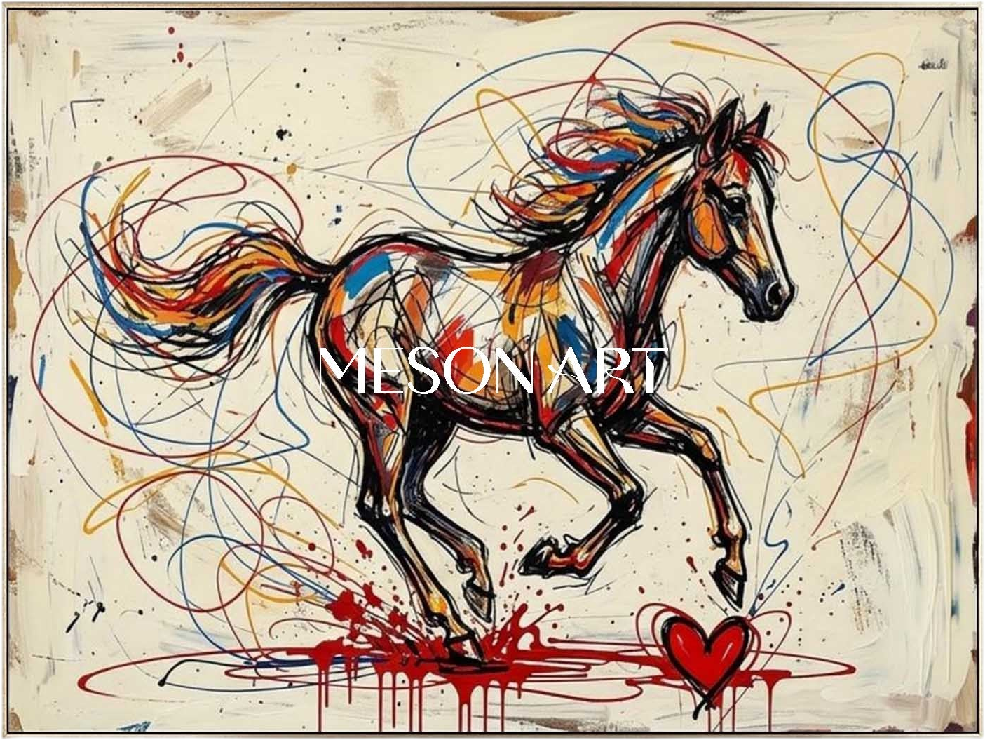 HORSE 油絵アート sk6f48q3zrmwatgux2f7pll0i6zc